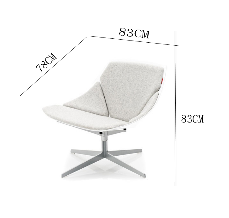 Modern design office chair leather sofa black leisure chairs set for office and hotel