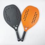 Professional Carbon Fiber Tennis Paddle Racket Fiberglass Beach Game