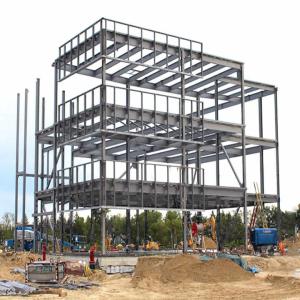 Wholesale Welded H Steel Prefabricated Warehouse Building , Prefab Steel Structure Building Construction from china suppliers