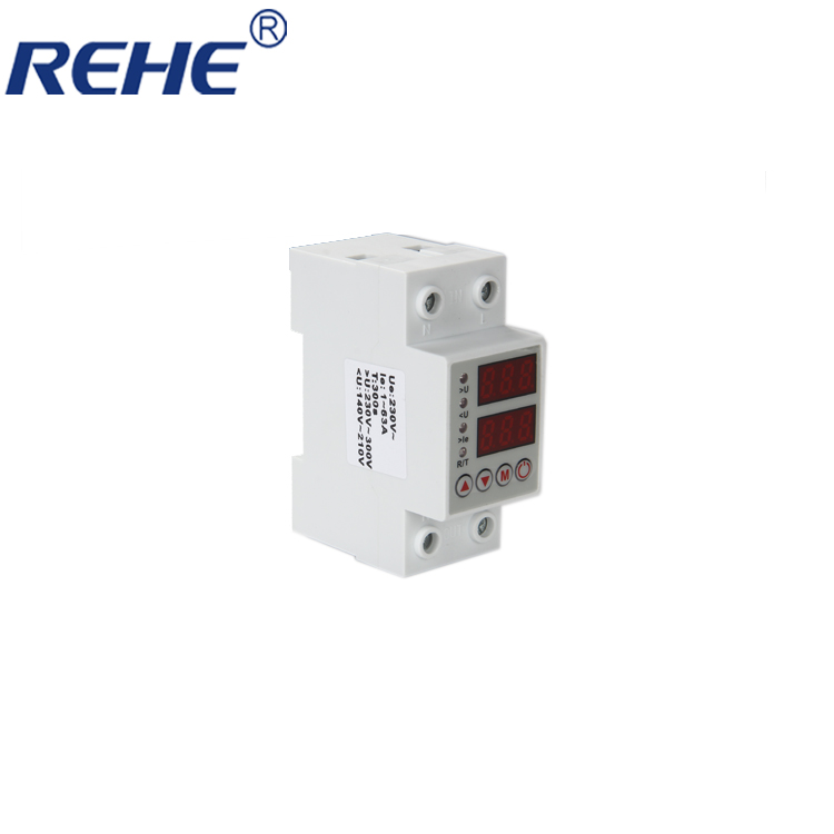 LED digital voltage and current display automatic intelligent Over and Under Voltage and Over Load protector device