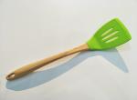 hot sale silicone kitchen Utensils cooking tools with wood bamboo handle
