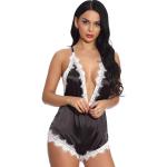 Female Soft Sexy Bodysuit Lingerie Mature Women Babydoll Transparent Sexy
