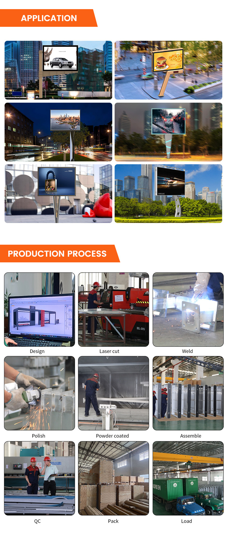 High brightness 8000nits IP65 p6 led digital double sided display screen billboard outdoor advertising