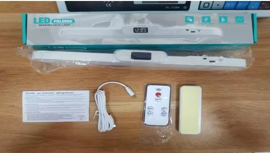 Chargeable Desk Lamp Adjustable Brightness and Flexible Arm Suitable for Office Study and Professional Workspaces