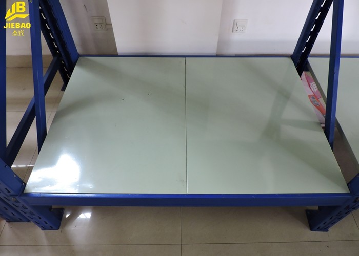 Meduim Duty Supermarket Storage Racks 500KG/ Layer Payload Blue Columns