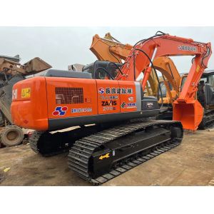 Used Medium Size Earth Moving Excavator ZX200 With Bearing Bucket
