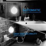 Cold White 0.5w 2.5cm Thick Battery Operated Motion Sensor Puck Lights