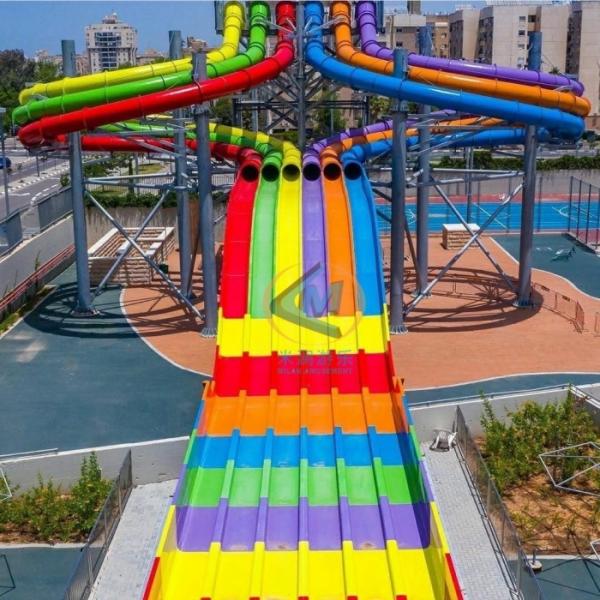 Thrilling Racer Water Slide High Durability Professional For Entertainment