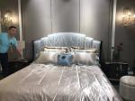Headboard Classic Bedroom Furniture Wooden Bed Design