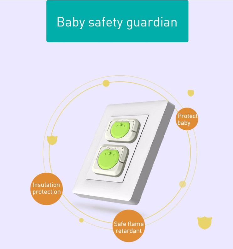 Plastic Child Safety Outlet Covers Socket Protective 3.2*3*1.7/3.2*2.2*1.7 CM Size