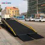 Mechanism Steel Hydraulic Dock Ramp 10000kgs Mobile Loading Dock Ramps