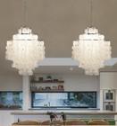 Wholesale LED White Dining Room Lights Metal Acrylic Pine Cone Pendant Light from china suppliers