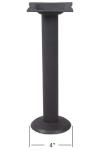 Cast Iron / Mild Steel Dining Table legs Bolt Down Table Base Restaurant Table