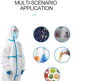 Wholesale Sterilized Type XXL 185cm Disposable Medical Protective Clothing from china suppliers