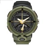 Mens OEM Recycled Plastic Watch 54mm Dual Movement Watch Colorful