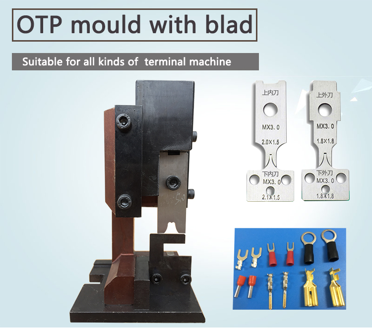 Professional Single Grain Terminal Die for 4.0KG Terminal Crimping Machine Applicator