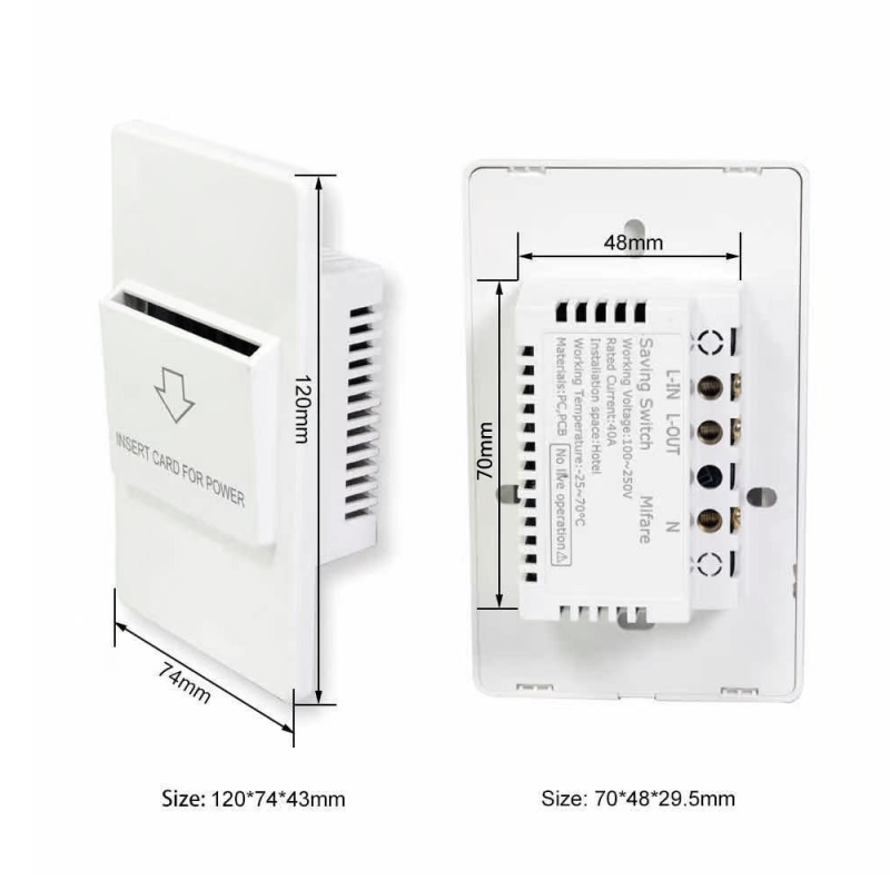 SW08 Long Style Energy Saving Switch