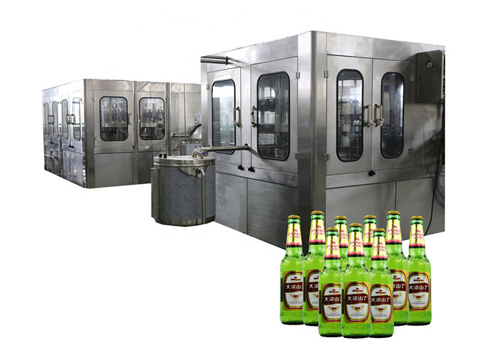 9000BPH Alcoholic 3 In 1 Carbonated Energy Drink Beer Filling Machine