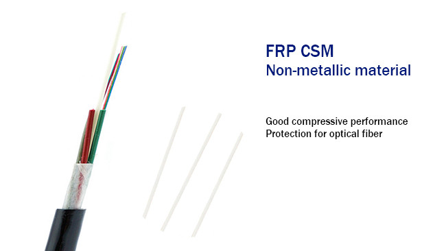 Self Supporting All Dielectric Outdoor Fiber Cable Single Mode Fiber Optic Cable
