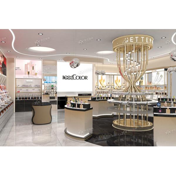 Customized Skincare Store Furniture Beauty Display Cabinet for Fashion-forward Store Fixtures