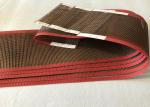 Ptfe Coated Fiberglass Open Mesh Kevlar Non Stick Conveyor Belt