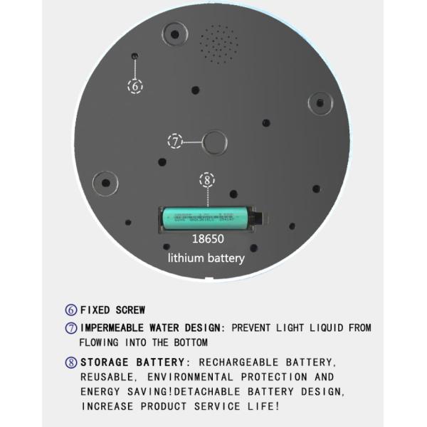 Multifunction Automatic Rotating Stand Bluetooth Speaker Musical Electric Display Stand