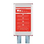 Box fiberglass fire blanket 1.2m*1.2m Color: white Blue ribbon Glass fiber