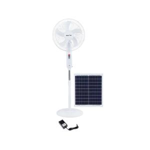 Wholesale F198 Solar Outdoor Fan 20W Polysilicon Panel 9V 18650 Lithium Battery 18000mAh from china suppliers
