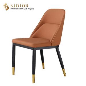 Wholesale PU Dinning Chair, High Quality Dinning Chair, Hotel Dinning Chair, High Density Foam, Metal Legs from china suppliers