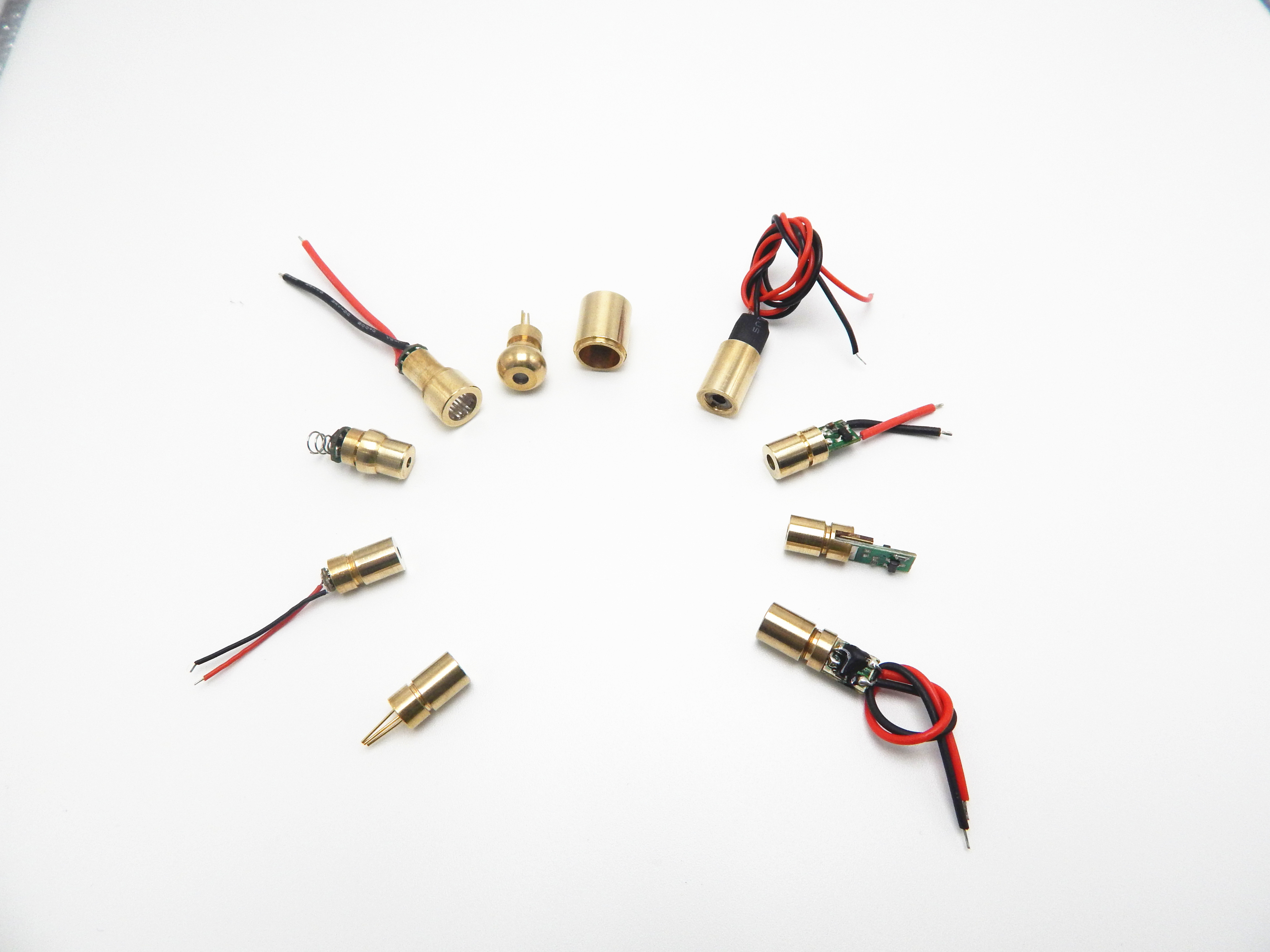 laser module 405nm~808nm laser diode module ,red light,Laser module with PCB and wire,Dot/Line/Cross light