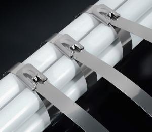 Wholesale GB Standard Self-locking SS304/316 Stainless Steel Cable Ties 4.6*300mm within ISO for Fscat Raw Material from china suppliers