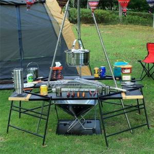 China Outdoor Spliced Camping Folding Table, Outdoor Table, Card Table, Portable Grill Table, Adjustable Heights on sale