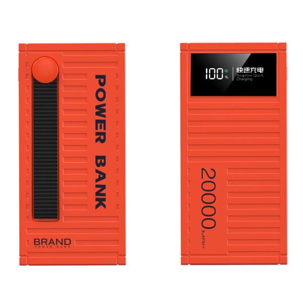 Li-Polymer Battery 20000mAh PD Power Bank 22.5W 360G Mobile Supply for Gift