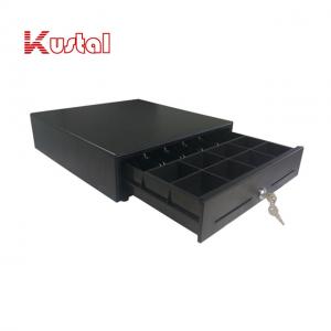 Wholesale Micro Switch RJ12 Metal Structure POS HIPS Plastic 410mm Economical Cash Drawer from china suppliers