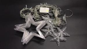 Wholesale 3.5M LED Star Curtain String Lights Wedding Birthday Party Xmas Window Fairy Garland Christmas Tree Decorations for Bedroom from china suppliers