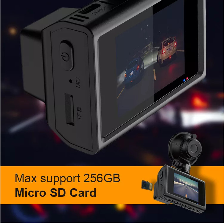 4K 2K WDR Dash Cam WIFI GPS Logger Dual Lens Car DVR Novatek96670 Chip