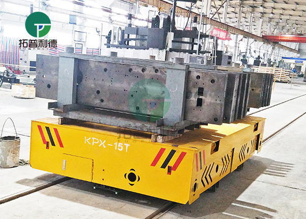 Self Propelled Heavy Load Material Transfer Platform Multidirectional Transporter With Lifting Deck
