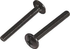 Wholesale M6 Black Oxide Furniture Screw Bolts High Precision Iron Material With Washer from china suppliers