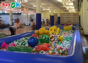 China Inflatable Ball Game Blue Inflatable Water Pool For Advertising / Blow Up Swimming Pool on sale