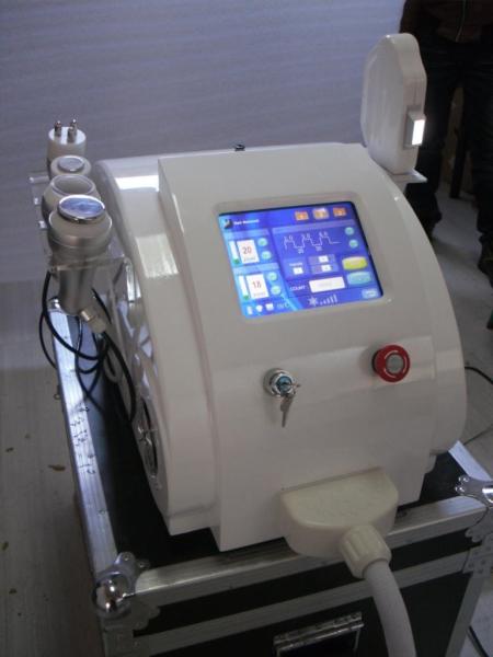 RF cavitation Laser Hair Removal Machine , ultrasonic vacuum ipl beauty