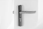 Satin Nickel Mortise Lock Set for Wooden Door 35mm - 70mm Thickness