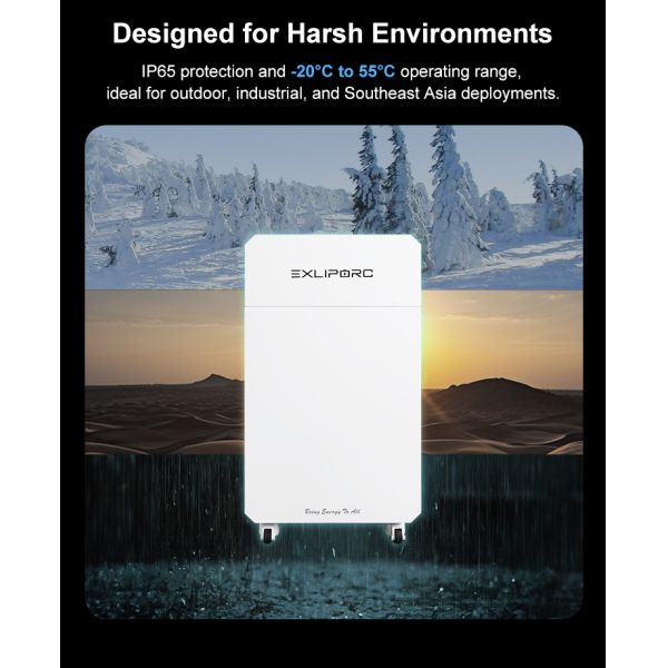 16kWh High Voltage LiFePO4 Battery System for Home Solar Energy Storage Expandable to 256kWh