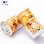 SGS Large Round Tin Containers 700ml Metal Cans For Fruit Juices