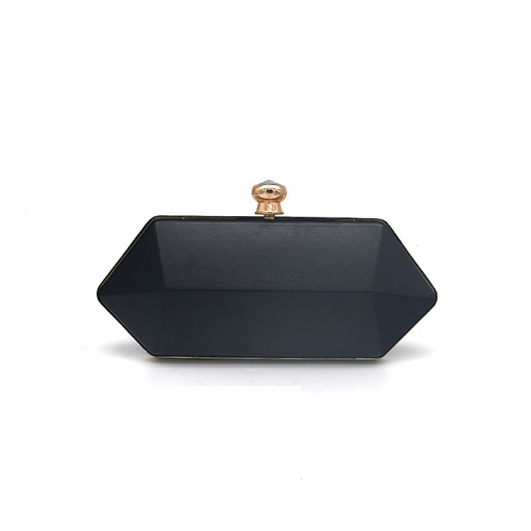 DIY Holiday Gift Hexagon Clamshell Clutch Frame 22.5cmX12.5cm