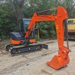 5 Ton Original Japan Used Hitachi ZX50U Mini Excavator Year 2018 Operating