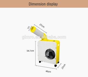 Wholesale Floor Standing 3500m3/h 1.8KW Mobile Spot Air Conditioner from china suppliers