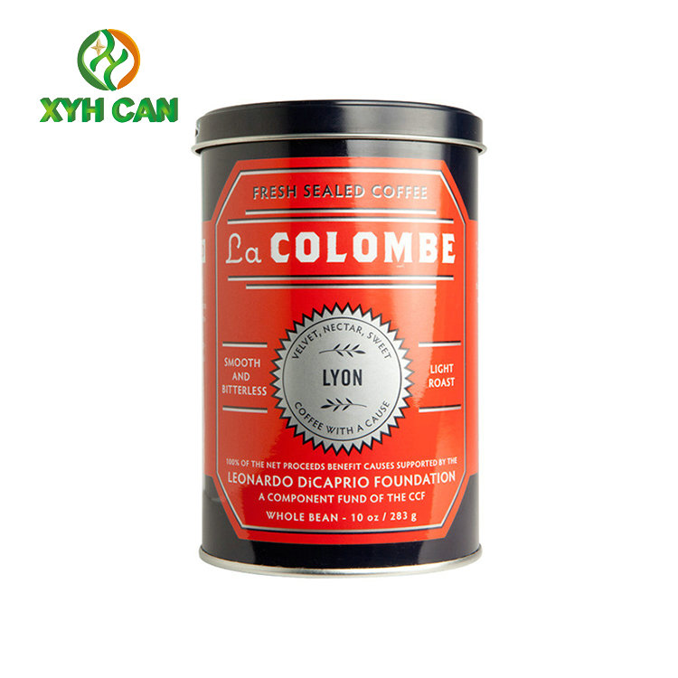 Coffee Tin Can Food Grade Standard Custom Color Printed Tin Can for Coffee Powder