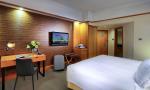 Hospital rooms furniture used Oak laminate wood table and cabinet by Upholstered