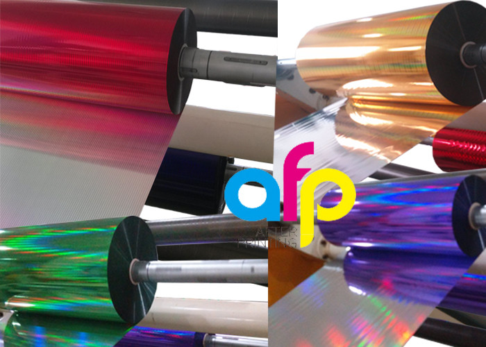 Plastic Thermal Laser Holographic Film 20 Micron - 28 Micron Thickness