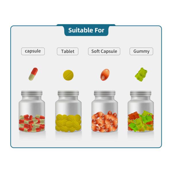 PLC Automatic Counting Machine For Tablet Capsule Gummy Counting Rate > 99.8%